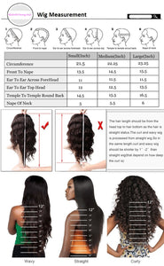 Human Virgin Hair Lace Front Wigs with Baby Hair Pre Plucked Natural Hairline for Ladies--Deep wave