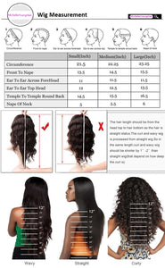 Human Virgin Hair Lace Front Wigs with Baby Hair Pre Plucked Natural Hairline for Ladies--Kinky Curly